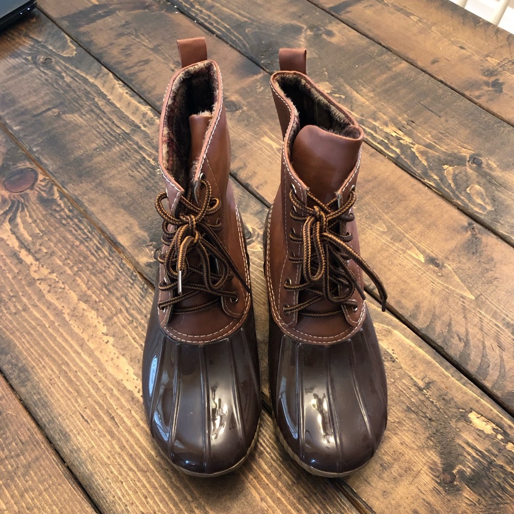 Rubber duck boots